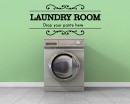 Laundry Room Quotes Wall Decal Family Quotes Vinyl Art Stickers